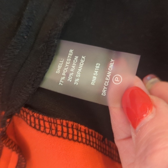 Calvin Klein navy/cream/red colorblock zip knit Office Siren sheath dress sz 10 - Picture 7 of 10